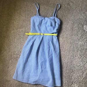 Blue Striped Dress